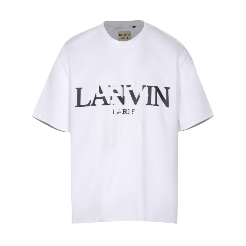 Camiseta de manga corta con estampado Gallery Dept de marca de moda para hombres y mujeres