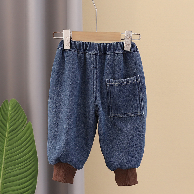 Simple Style Solid Color Cotton Boys Pants display picture 2