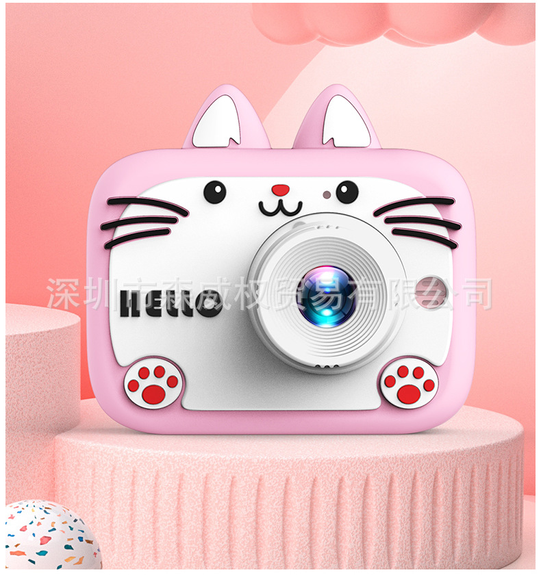 미니 핑크 고양이 + 싱글 카메라