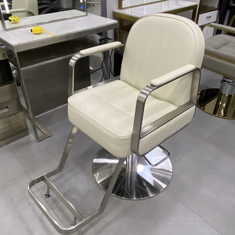 Silla de peluquería internet celebridad silla de pelo salón de pelo especial simple japonés de alta gama asiento de elevación de corte de pelo se puede poner abajo