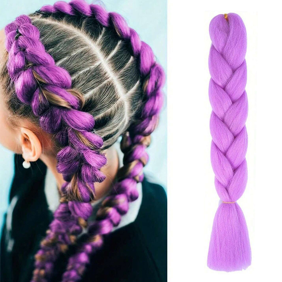 Trenzas Africanas Sintéticas de Fibra de Alta Temperatura para Crochet image 42