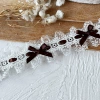 Wearing coffee ribbon, 1 meter long and about 3.8cm wide