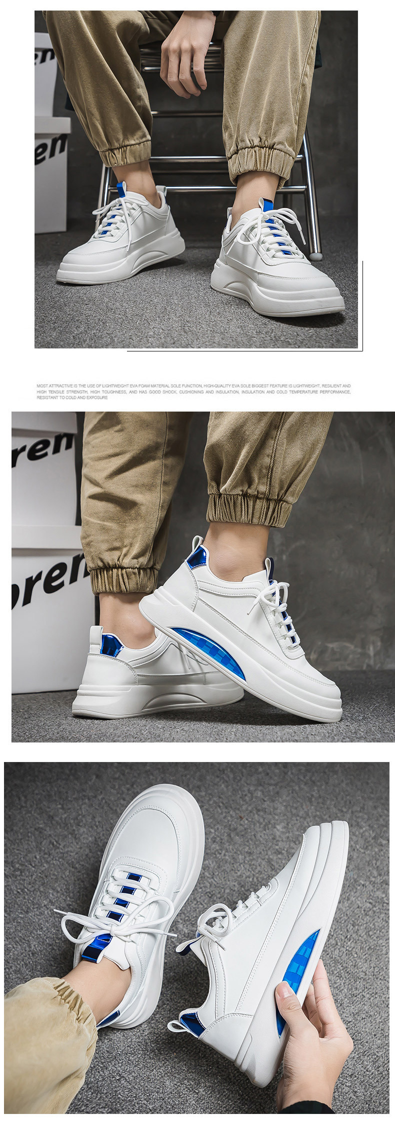 Scarpe sportive da uomo Scarpe in pelle Scarpe da ginnastica Scarpe durevoli in tessuto_voghion.com