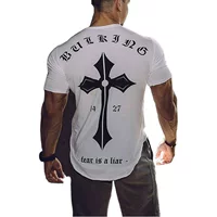 Новая одежда для фитнеса Dr. Muscle Brothers, мужская спортивная футболка, быстросохнущая для бега и тренировок с короткими рукавами
