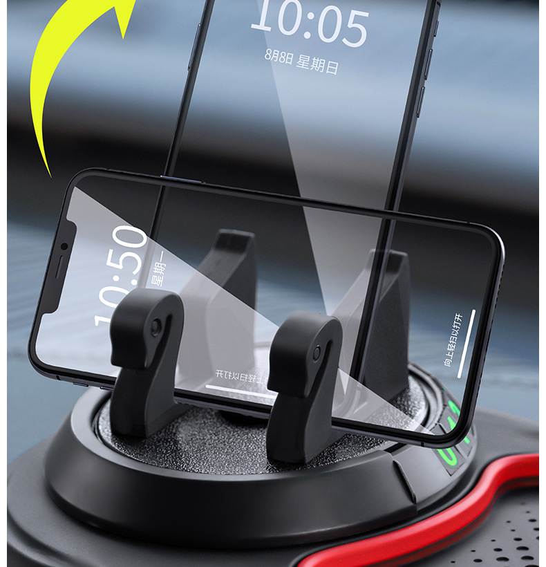 New car dashboard navigation fixed car phone holder multifunctional phone stand with anti-slip pad