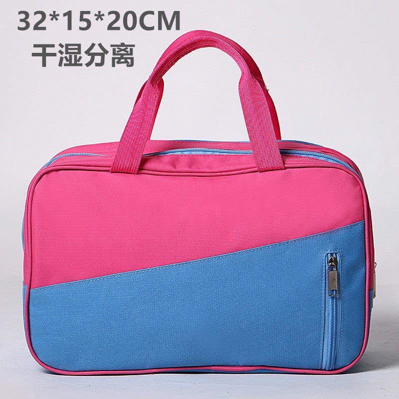Bolsa de natación portátil de separación seca y húmeda, bolsa de ropa Oxford, bolsa de playa, bolsa de almacenamiento para viajes cortos, ejercicio físico