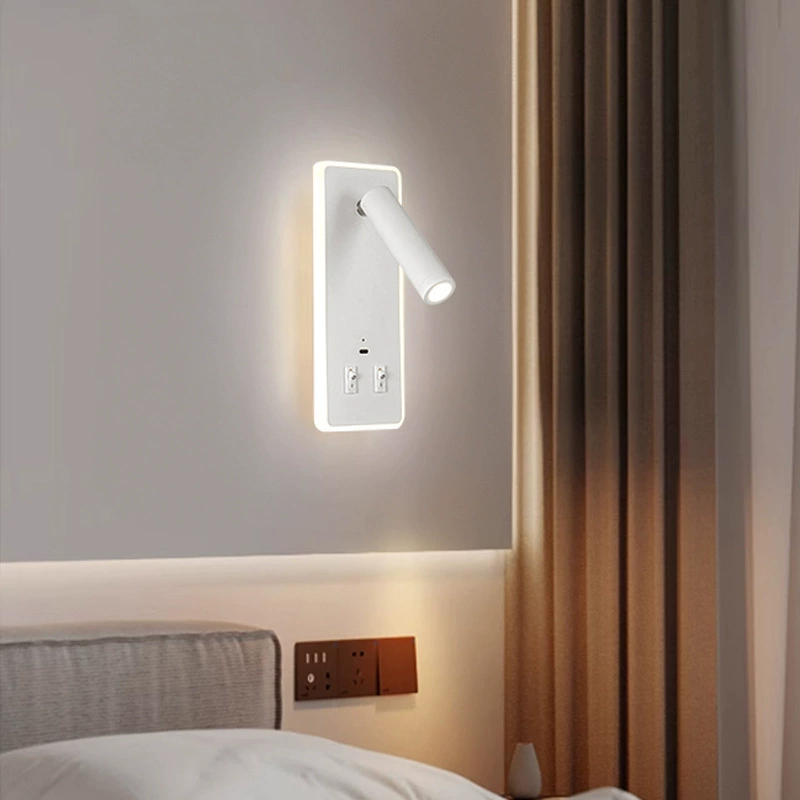 LED electromagnetic magnetic sconce, switch key for bed, reading for living room