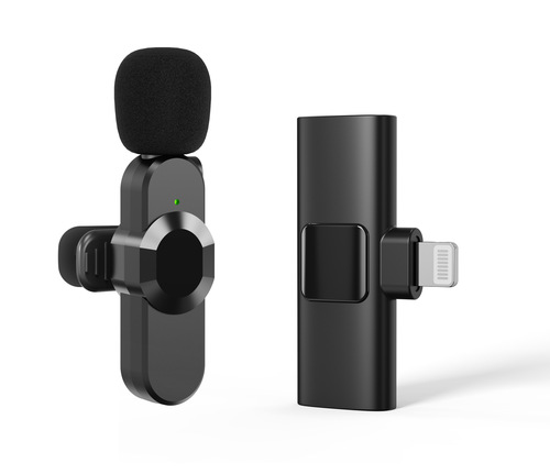 Cross-border live streaming microphone, noise reduction lapel microphone live streaming equipment, two-in-one wireless lapel microphone