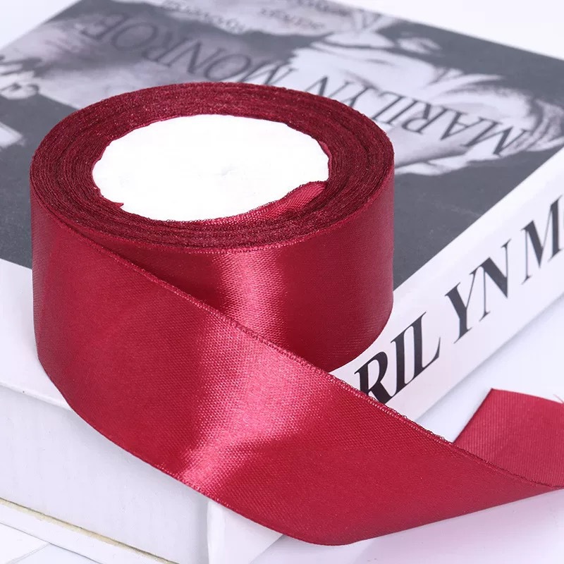 Cinta de 4cm cinta hecha a mano material de flor de rosa de bricolaje cinta de satén material de lazo cinta floral embalaje de regalo