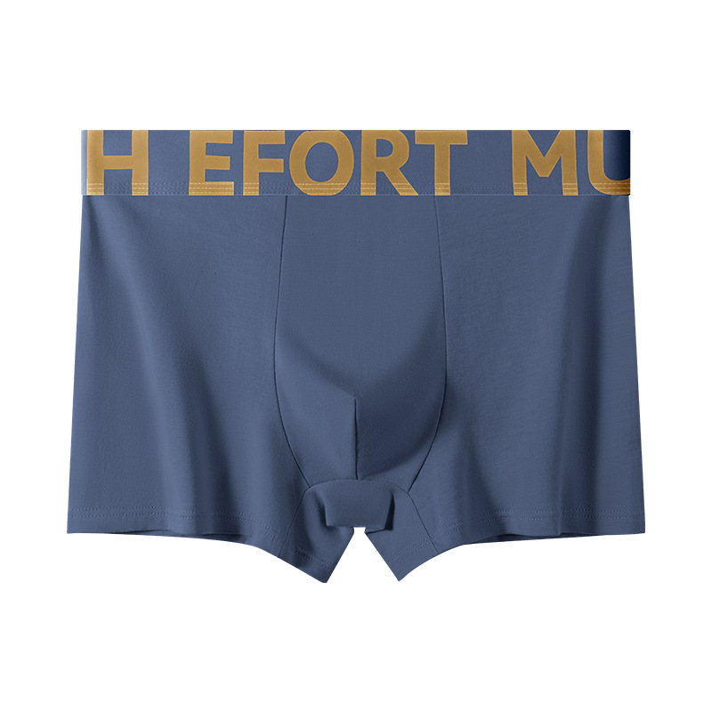 Ropa interior de hombre de verano, suave, cómoda y transpirable, pantalones de hombre, cintura media, cintura con letras, cintura, pantalones cuadrangulares, venta al por mayor de fábrica, estilo caliente