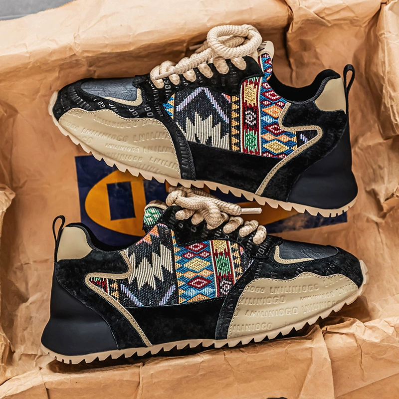 2025 новая мода повседневная мода дикая мода мужская обувь нижняя часть сумок дикая спипая