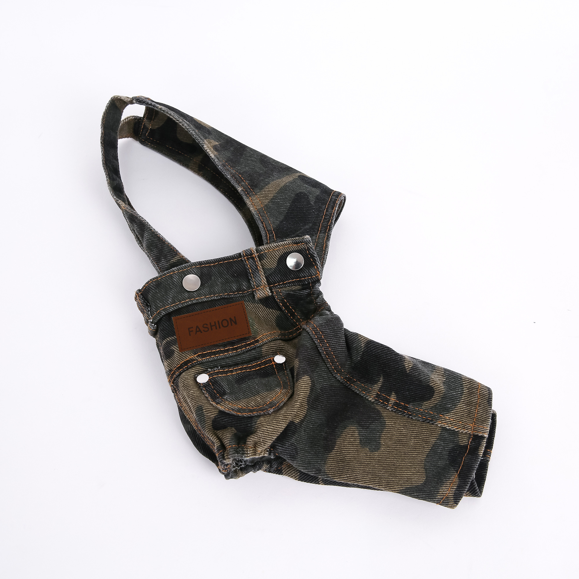 迷彩宠物牛仔加豹纹宠物牛仔雪纳瑞泰迪比熊小型犬