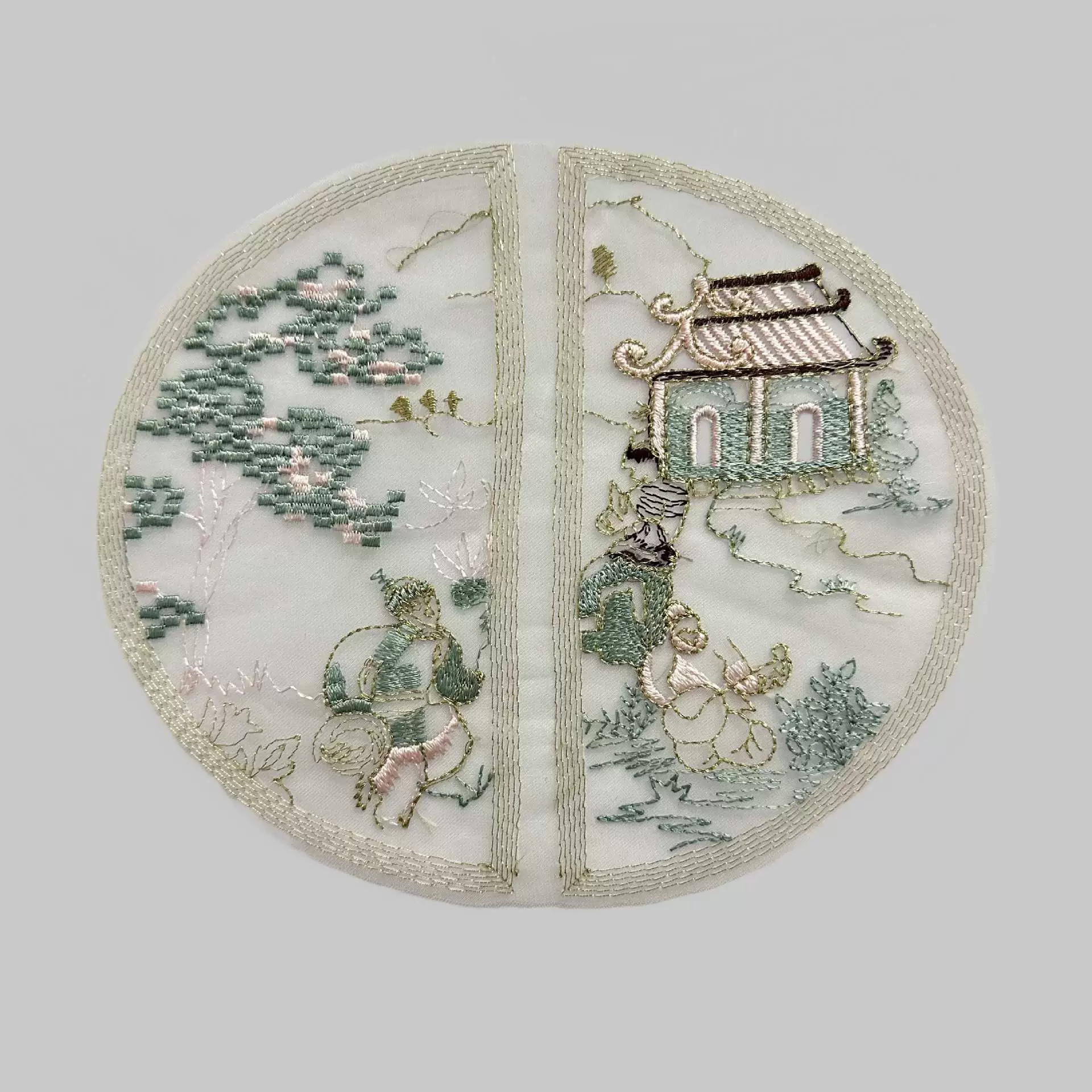 Ethnic Hanfu, decorations, ethnic style, Chinese style, with embroidery