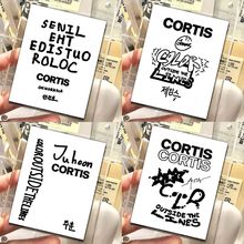 cortis手绘拍立得马丁赵雨凡简约个性水洗标饭制明信片LOMO卡小卡