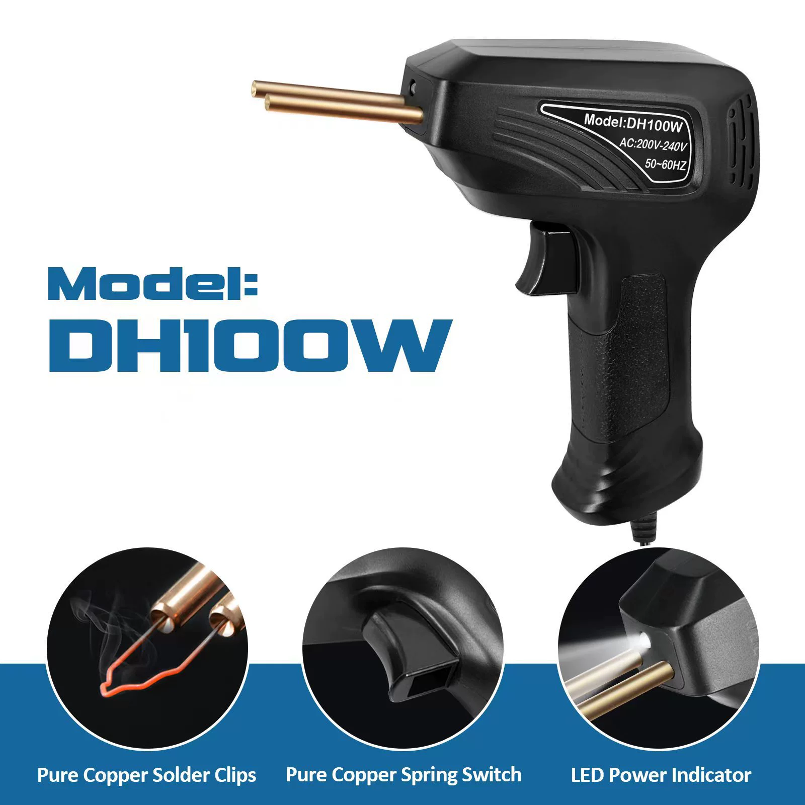 Внешняя торговля горячая продажа Автомобильный бампер ремонт пластиковый ремонт ремонт сварочный пистолет сварочный стержни