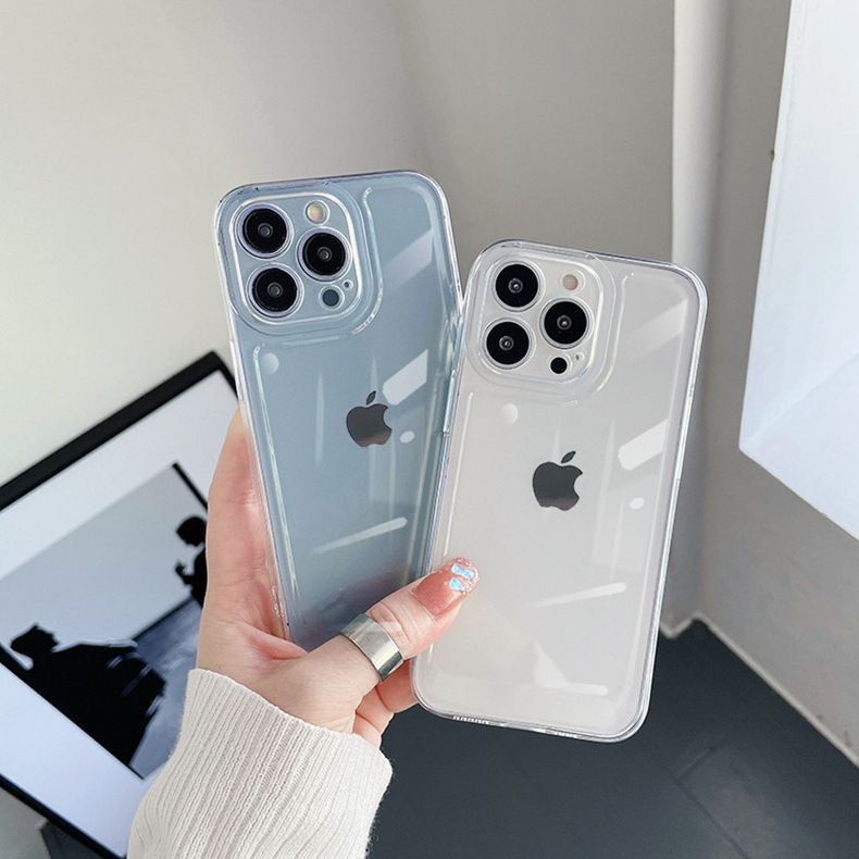 Customized Space high quality Transparent Mobile Phone Case for Apple 15Pro 14Pro Max Cross-border 13 Foreign Trade