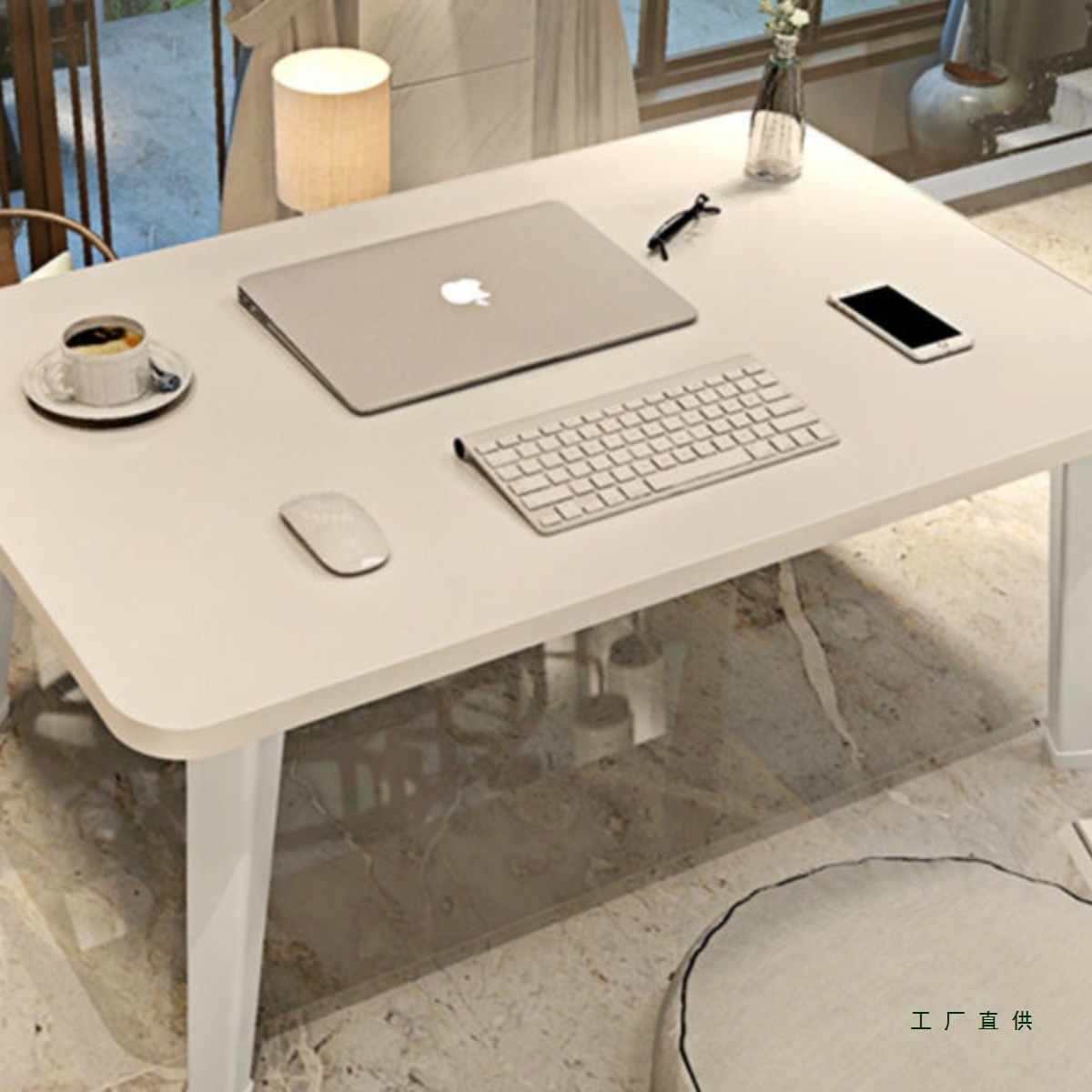 Folding Small Bed Table for Dormitory Students, Computer Desk, Lazy Table, Dormitory Desk Board, Home Bedroom Sitting Large Size