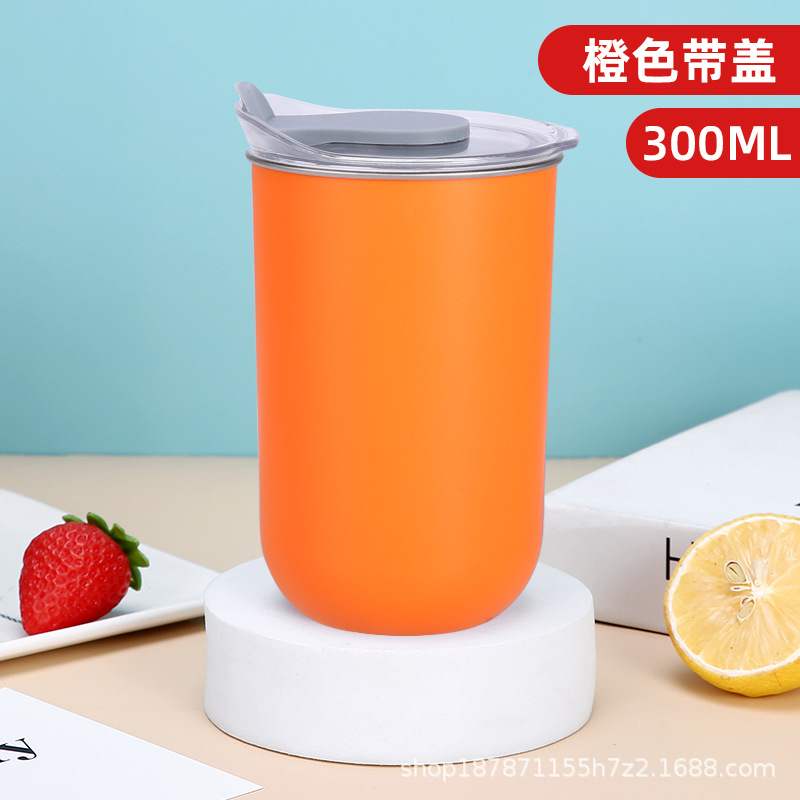 Tienda departamental Taza de enjuague bucal de acero inoxidable de 300ml Taza de leche Taza de café doble Taza de agua para niños Taza de lavado Taza de cepillo de dientes Tanque