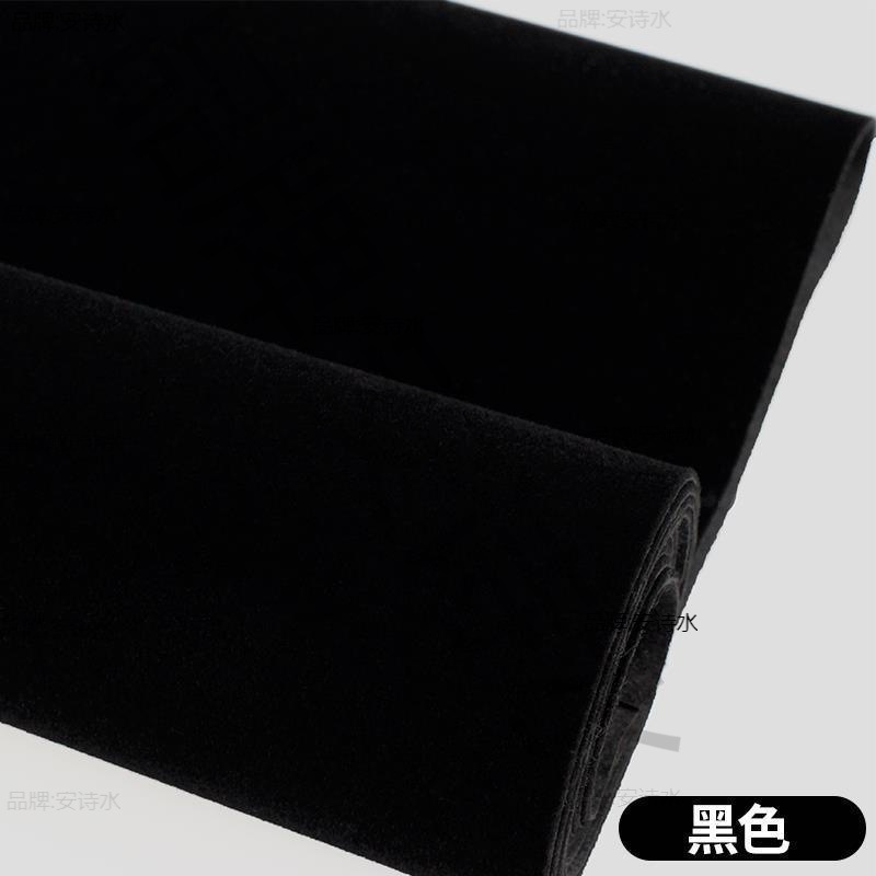 绒布贴纸自粘植绒布布料带弹力防滑防刮伤。静电1.2毫米背胶绒布