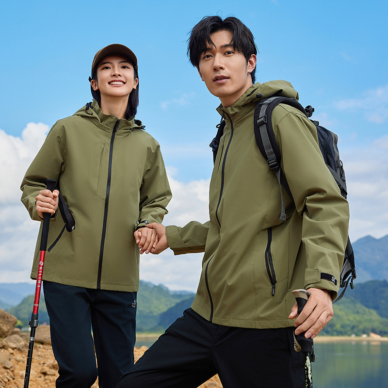 Demi-season travel waterproof jacket for men and women for work