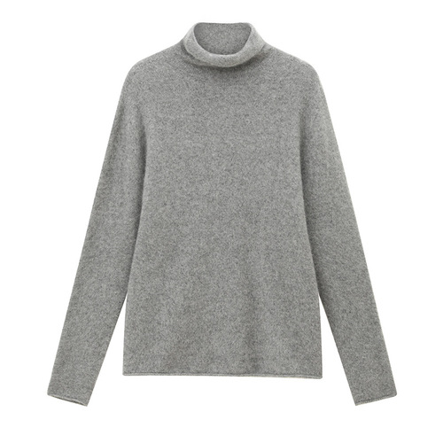 Love and Nancy Thirteen Lines 2024 Winter Turtle Collar Raccoon Raw Velvet Seamless One-piece Super Atmosphere Sweater 31008