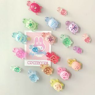 Cute luminous turtle creative refrigerator stickers three-dimensional magnetic stickers magnet cartoon decorative magnetic stickers in stock