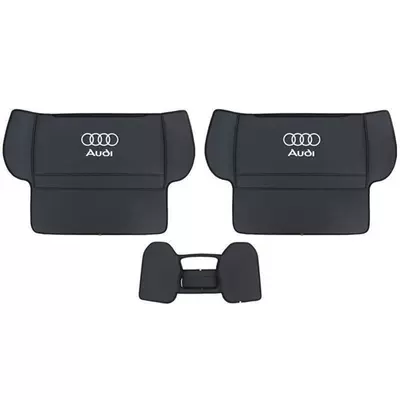 the car interior, Chair back anti-kick pad - 19-26-model-a6l-black-half-cover-three-piece-set