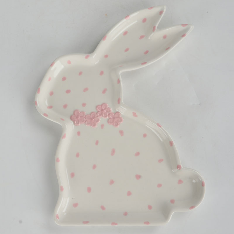 Ceramics Easter Rabbit Alien Disk Creative Spring Easter Rabbit…