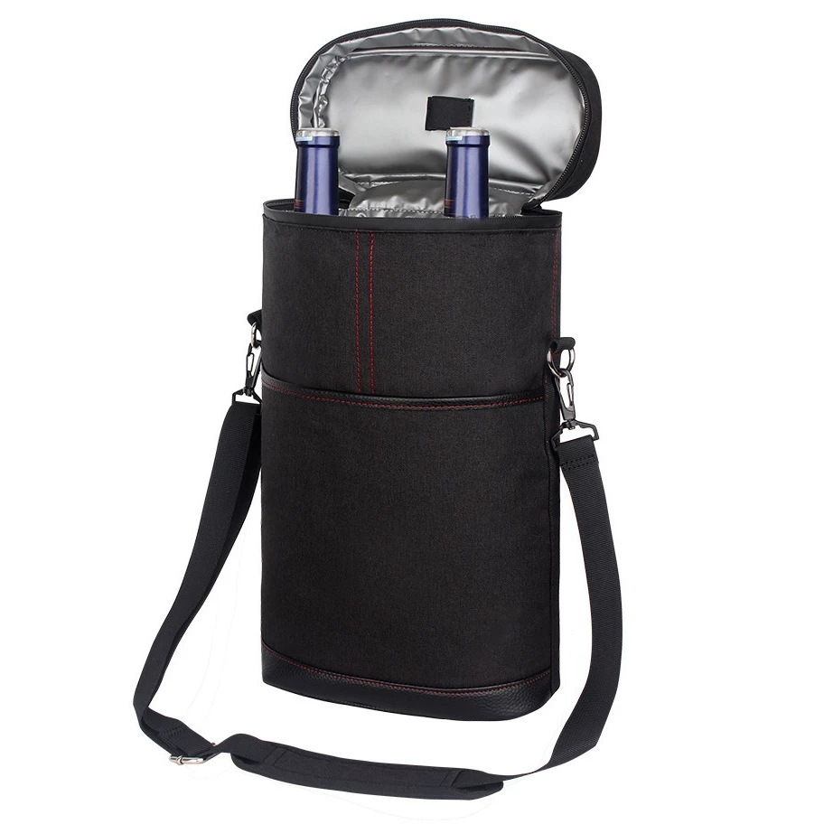 Paquetes de hielo personalizados para vino tinto, paquete de 2, paquete para enfriar vino, paquete para conservación de alimentos, bolsa aislante de aluminio para vino tinto, bolsa de conservación