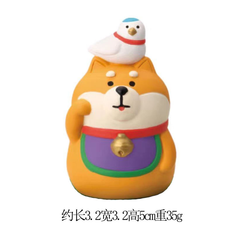 행운을 불러오는 작은 새 시바견