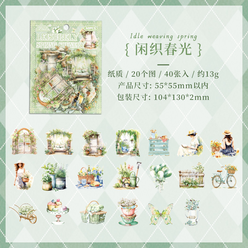 Mano Paris transparente impermeable pegatinas de pet diy pegatinas de diario de cuentas de mano pegatinas de objetos de mansión retro transfronterizo