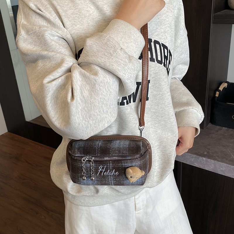 Otoño y invierno bolsos de niños de dibujos animados osos de moda bolsos de hombro de niños y niñas de alto valor exterior bolsos de accesorios para bebés