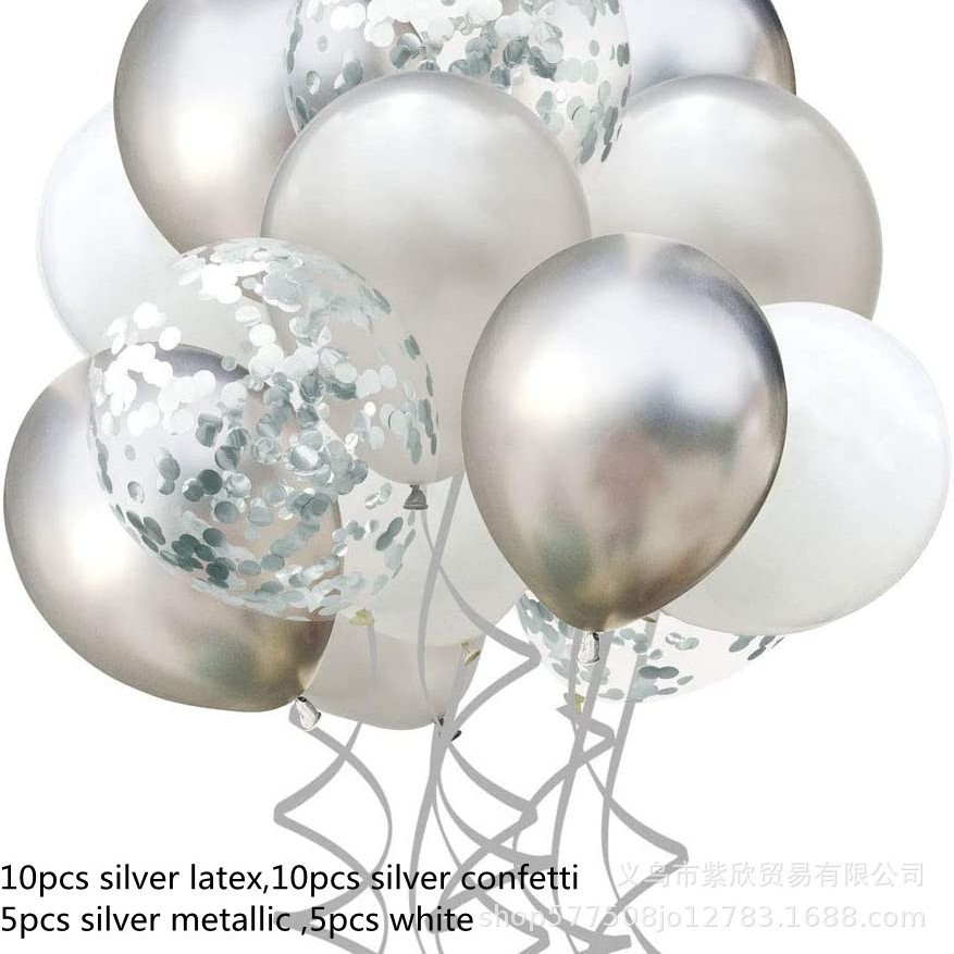 Metal oro rosa globo de látex Combo vino rojo Globos Paquetes cumpleaños boda paquete 30 Pack