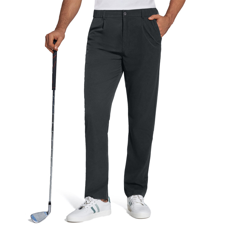 Cross-Border Golf Pants Men's Dress Pants Outdoor Hiking Quick-Dry Sports Pants Straight-Leg Casual Pants Fashion