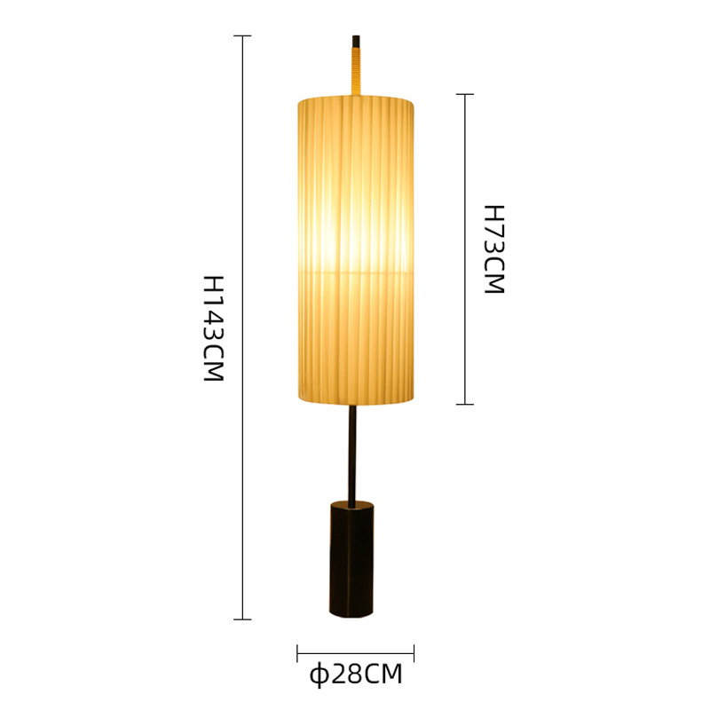 Lámpara de pie nórdica minimalista para sala y hotel, diseño moderno de alta gama