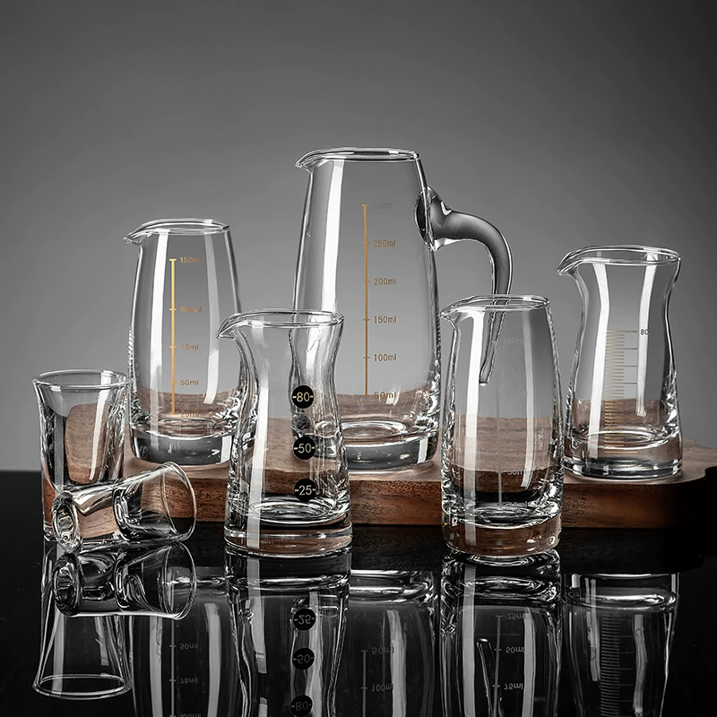 Винный Бокал Вина Диспенсер 80 горшок вина диспенсер с ручкой винный диспенсер стеклянная шкала