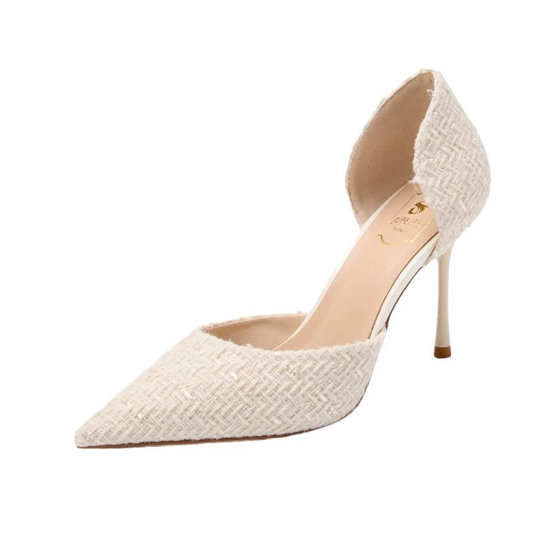Footwear pointy toe, sandals high heels, internet celebrity, 2024 years, trend of season, restless legs relief