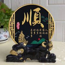 活性炭雕工艺品乔迁礼品碳雕酒柜电视柜客厅小摆件家居装饰品摆设