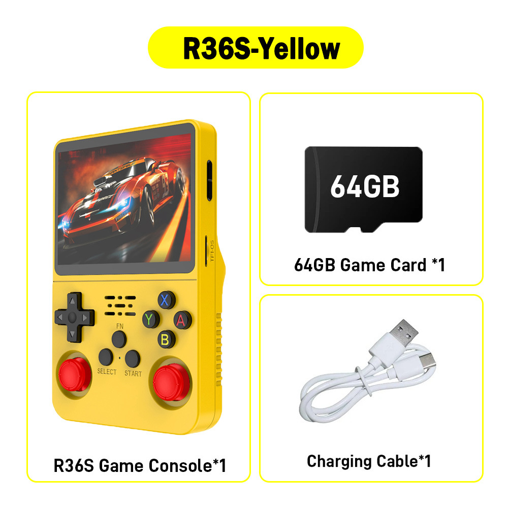 Juegos portátiles R36s retro