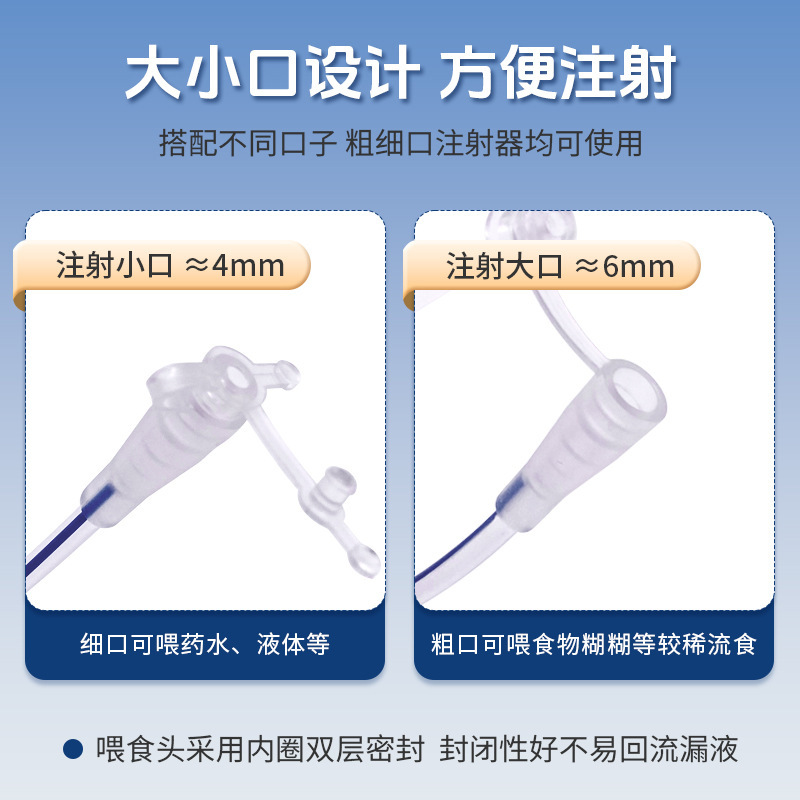 医療用使い捨て胃管滅菌 TPU ポリウレタン単室ガイドワイヤー弾丸鼻栄養チューブ無料ケアキット|undefined