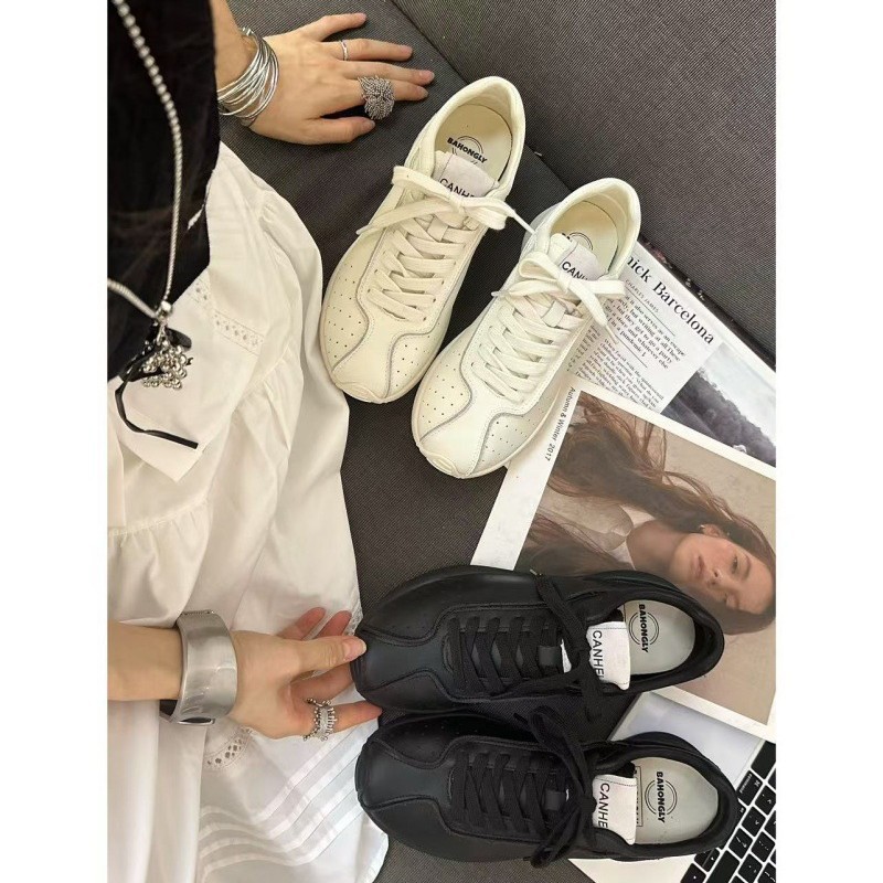 Bahongly Forrest Gump Shoes Women's Dad Shoes 2025 Autumn Thick-Soled Lightweight High-Bottom Casual Sports Shoes