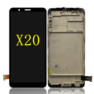 �m��� vivo X20 ��Ļ���Ɏ���ڰ�ɫ�|����Һ��һ�w�������@ʾ��