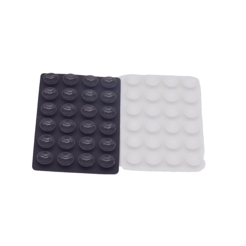 Factory direct sales wholesale silicone suction cup square single-sided mobile phone fixed suction cup lazy suction cup 24 pieces single color