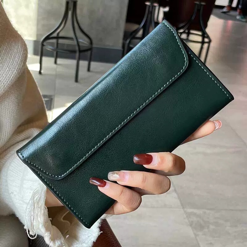 Long Wallet for Women 2026 New Model Genuine Leather Niche Design Long Wallet High-End Exquisite Large Capacity Cowhide Wallet Long Wallet for Women 2026 New Model Genuine Leather Niche Design Long Wallet High-End Exquisite Large Capacity Cowhide Wallet