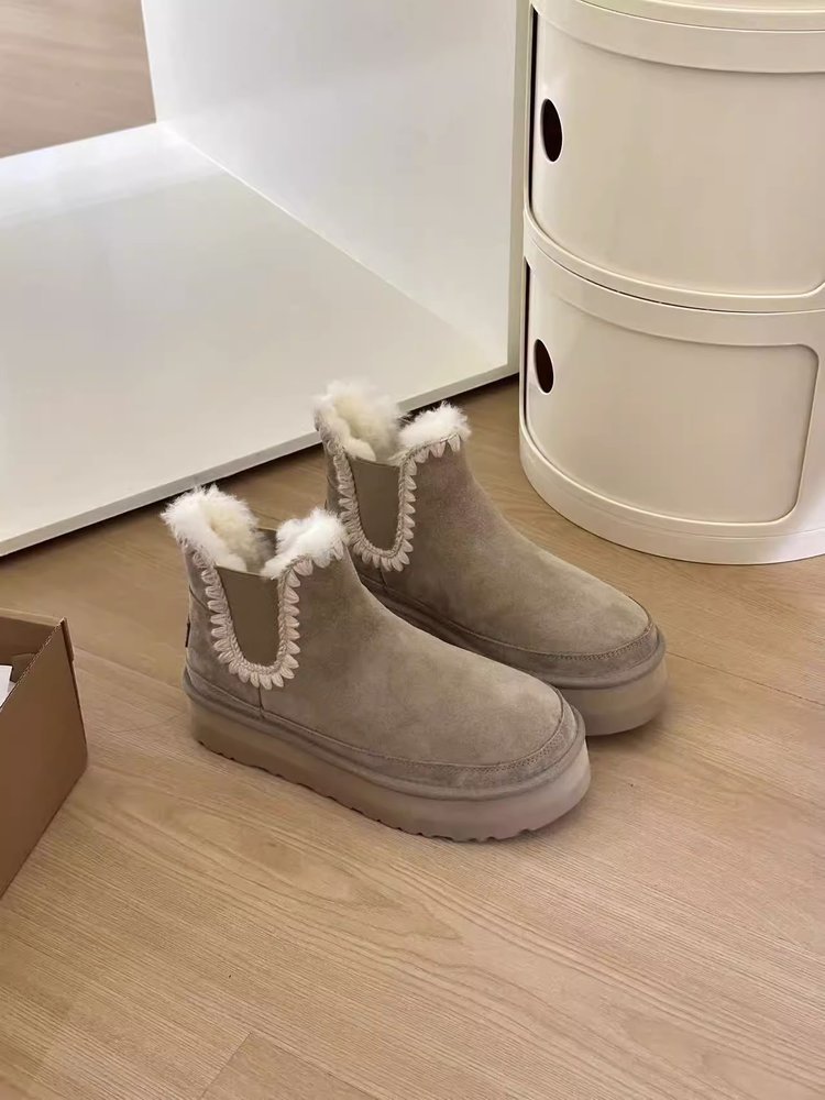 Stivali invernali da donna tutto in uno Stivali da neve Pan di Spagna Suole spesse Maggiore traspirabilità Scarpe casual_voghion.com