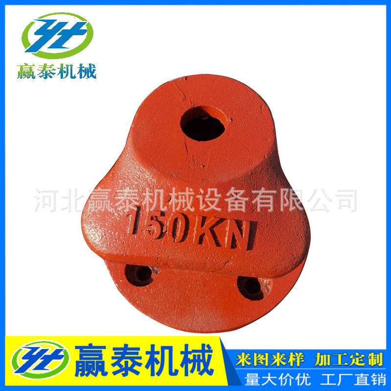铸铁系船柱码头羊角缆绳柱 系船墩栓船蘑菇双角系缆桩风暴系船柱