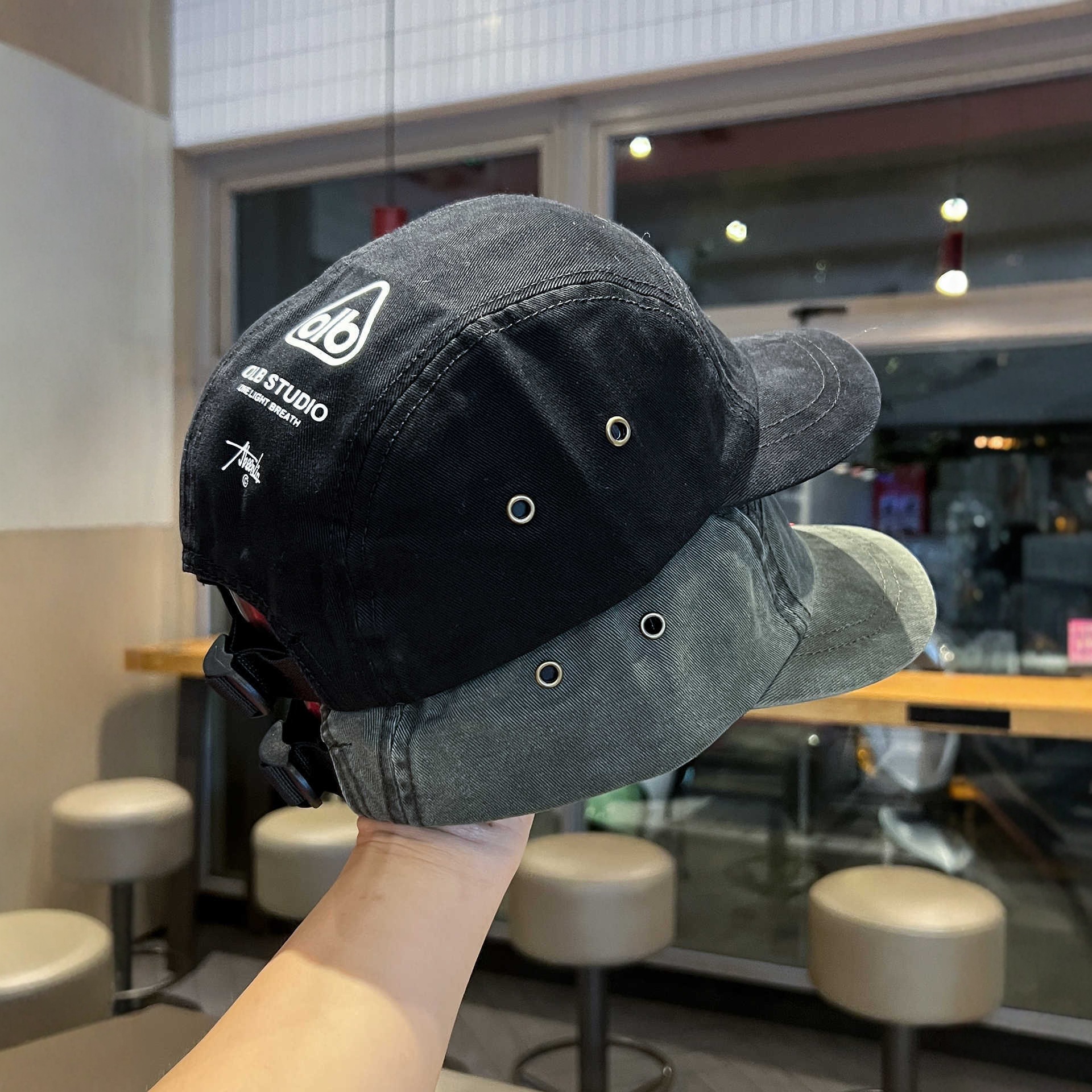 Sombreros de bisel corto para hombres y mujeres cuatro estaciones de moda moda sombrero de béisbol casual muestra cara pequeña herramienta de estilo de algodón viejo sombrero de lengua de pato