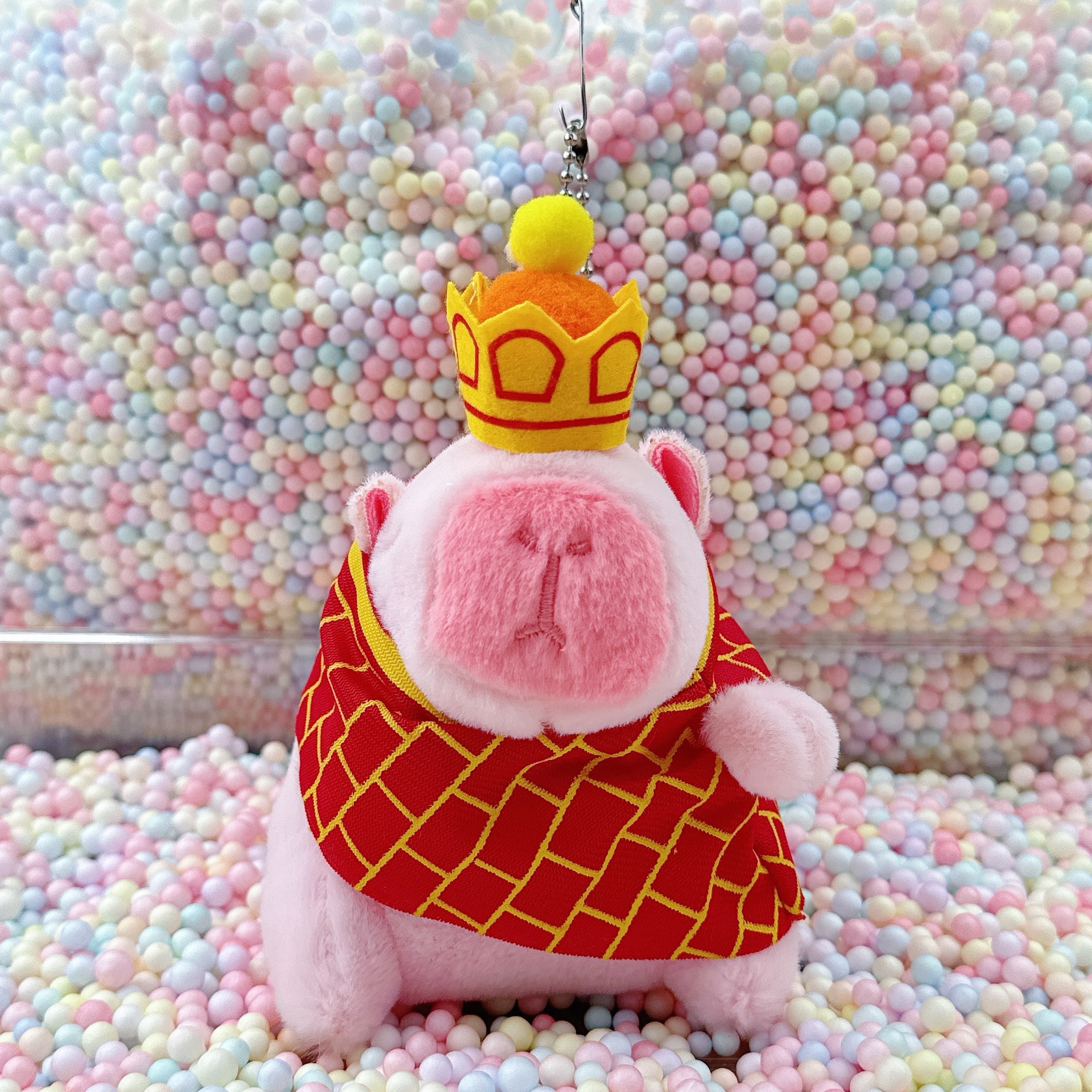 당승 핑크 카피발라 + 비즈체인