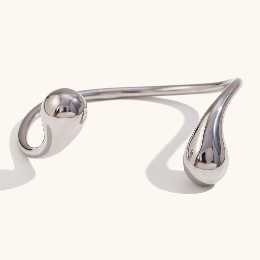 7g Weight 0.03µm-0.05µm Gold Plating Thickness PVD Coated Gold Plating Process 18K Real Gold Plated Plating Material Stone-Free Inlay Material Rings Classification 1 Piece Quantity Banquet, Party Occasion 304 Stainless Steel Material Water Droplets Pattern Women's Gender Elegant, Simple Style Style Waterproof Non Tarnish Craft PVD Coated Real Gold Plated 18K Gold Water Droplets Stainless Steel Elegant Simple Style Waterproof Non Tarnish Rings Bracelets 4