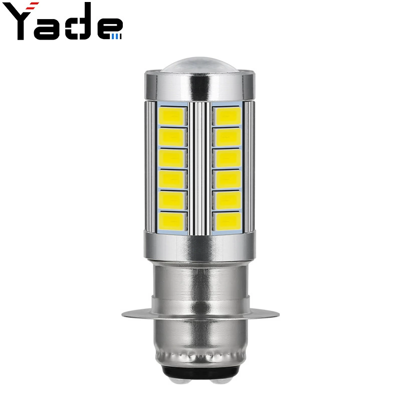 Мотоцикл аккумулятор автомобиля светодиодная фара H6 одинарный коготь 5730 5630 33SMD BA20D Модифицированная фара